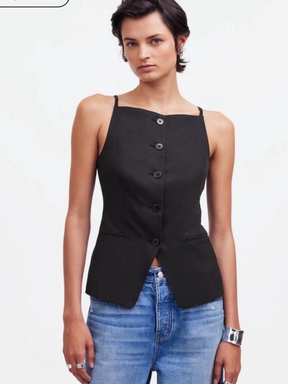 Madewell Square Neck Vest - Size 10